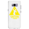caution shapes being thrown printed Samsung Galaxy S8 Plus