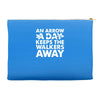an arrow a day zombie dary Accessory Pouches