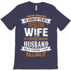 Super Cool Wife Of A Freaking Awesome Husband T-Shirt