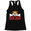 bad dog 3 Racerback Tank