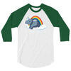 real unicorns have curves 3/4 Sleeve Shirt