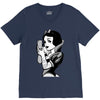 snow white V-Neck Tee