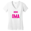 Only The Best Moms Get Promoted To Oma Women's V-Neck T-Shirt