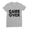 game over Ladies Fitted T-Shirt