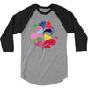 colorful art 3/4 Sleeve Shirt