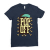 pop off Ladies Fitted T-Shirt
