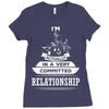I Am Music Actually In A Very Commited Relationship Ladies Fitted T-Shirt