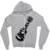 ukulele Zipper Hoodie