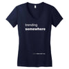 trending somewhere Women's V-Neck T-Shirt