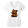 halloween ghost Women's V-Neck T-Shirt