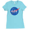 Nasa Gay Pride Ladies Fitted T-Shirt
