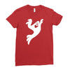 fun ghost Ladies Fitted T-Shirt