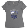 arkham asylum Women's Triblend Scoop T-shirt