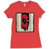 here's wade! Ladies Fitted T-Shirt