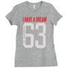 i have a dream 1963 Ladies Fitted T-Shirt
