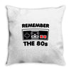 remember the 80's Throw Pillow