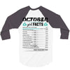 October Girl Facts Libra 3/4 Sleeve Shirt