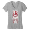 Keep Calm And Call Daryl Women's V-Neck T-Shirt
