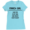 March Girl Ladies Fitted T-Shirt