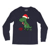 christmas dinosaur Long Sleeve Shirts