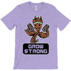 groot grow strong galaxy gym fitness mashup T-Shirt