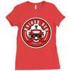 raider red Ladies Fitted T-Shirt