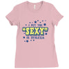i put the sexy in dyslexia Ladies Fitted T-Shirt