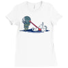 predat awww Ladies Fitted T-Shirt