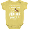 true friend (boxer) Baby Bodysuit
