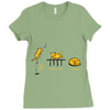 cat olympics Ladies Fitted T-Shirt