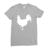 Chicken and Little Chick Ladies Fitted T-Shirt