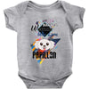 who loves papillon Baby Bodysuit