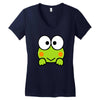 keroppi Women's V-Neck T-Shirt