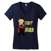 new face Women's V-Neck T-Shirt