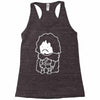 snow man Racerback Tank
