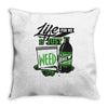 life wide Throw Pillow