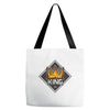king e.s.t Tote Bags
