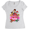 paw patrol birthday girl uncle Women's Triblend Scoop T-shirt