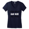 ghou shal Women's V-Neck T-Shirt
