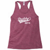 daddy since 2015   mens funny Racerback Tank