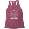 Dear Daddy, Thanks for Being my Dad Baby Boy Letter to Father Racerback Tank