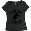 italian stallion Women's Triblend Scoop T-shirt