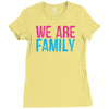 we are family Ladies Fitted T-Shirt