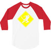 ninja crossing sign 3/4 Sleeve Shirt