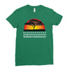 lion chant t   funny  lions joke king savannah africa retro big cat Ladies Fitted T-Shirt