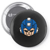 mecha mega rocks Pin-back button