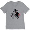 cat vs mouse V-Neck Tee