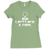 lift like a girl Ladies Fitted T-Shirt