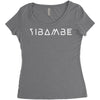yibambe Women's Triblend Scoop T-shirt