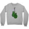 liver cancer boxing glover Crewneck Sweatshirt